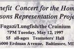 <a href='/fugazi_live_series/baltimore-md-usa-51298'>Show Ticket courtesy of Brian Newbury - </a> Blank